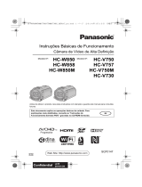 Panasonic HC-W850 Manual do proprietário