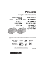 Panasonic HCVX878EG Manual do proprietário