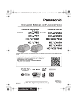 Panasonic HCVX870EC Manual do proprietário