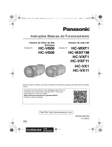Panasonic HCVXF1EG Instruções de operação