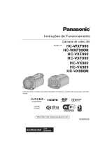 Panasonic HCVXF999EG Manual do proprietário