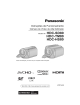Panasonic HDCHS80EC Instruções de operação