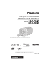Panasonic HDCTM40EC Manual do proprietário