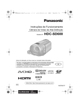 Panasonic HDCSD600EC Guia rápido