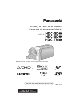 Panasonic HDC-SD90 Manual do proprietário