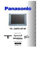 Panasonic TX29PX10FM Instruções de operação