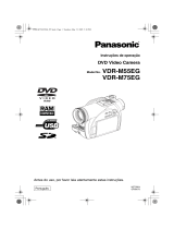 Panasonic VDRM75EG Instruções de operação