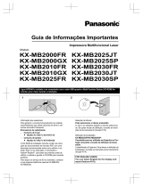 Panasonic KXMB2010FR Instruções de operação