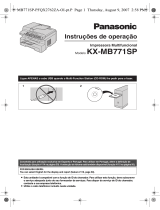 Panasonic KXMB771SP Instruções de operação