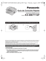 Panasonic KXMB771SP Instruções de operação