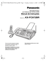 Panasonic KXFC972BR Instruções de operação