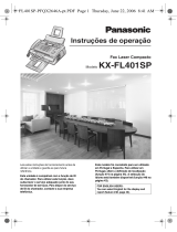 Panasonic KXFL401SP Instruções de operação