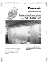 Panasonic KXFLM651SP Instruções de operação