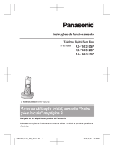 Panasonic KXTGC312SP Instruções de operação