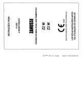 Zanussi ZMB17MX Manual do usuário