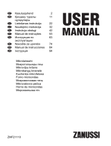 Zanussi ZMF21110SA Manual do usuário
