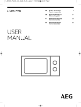AEG MBB1755D-M Manual do usuário