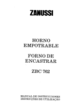 Zanussi ZBC762N Manual do usuário