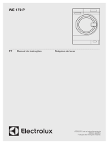 Electrolux WE170P Manual do usuário