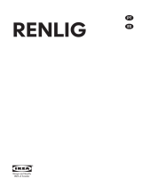 IKEA RENLIG Manual do usuário