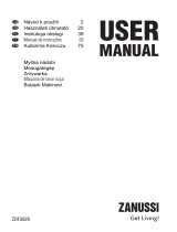 Zanussi ZDF3020X Manual do usuário