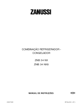 Zanussi ZNB34NX8 Manual do usuário