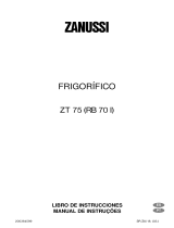 Zanussi ZT 75 Manual do usuário