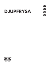IKEA DJUPFRYSA Manual do usuário