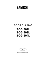 Zanussi ZCG504LX Manual do usuário