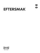 IKEA EFTEROVB Manual do usuário