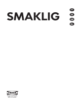 IKEA SMAKLIG Manual do usuário