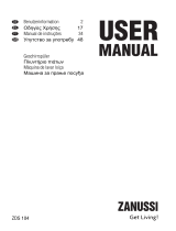 Zanussi ZDS104 Manual do usuário