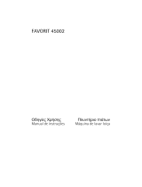 Aeg-Electrolux F45002 Manual do usuário