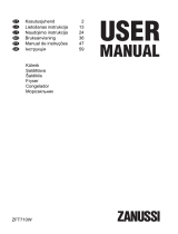 Zanussi ZFT710W Manual do usuário