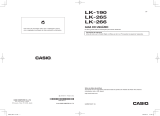 Casio LK-266 Manual do usuário