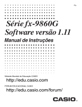 Casio fx-9860G Slim Manual do usuário