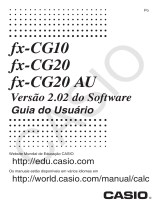 Casio fx-CG10, fx-CG20 Manual do usuário