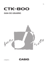 Casio CTK-800 Manual do usuário