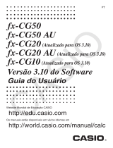 Casio fx-CG50UPD Manual do usuário