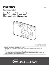 Casio EX-Z150 Manual do usuário