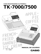 Casio TK-7000 Manual do usuário