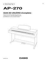 Casio AP-270 Manual do usuário