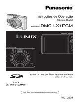 Panasonic DMCLX1EGM Instruções de operação