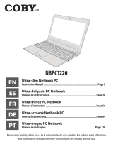 COBY electronic Laptop NBPC1220 Manual do usuário