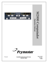 Frymaster Kitchen Entertainment Center M2000 Manual do usuário