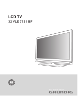 Grundig Flat Panel Television 32 VLE 7131 BF Manual do usuário