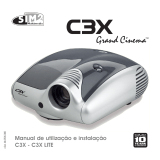 Sim2 Multimedia Projector C3X Manual do usuário