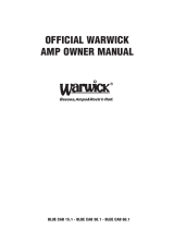 Warwick Stereo Amplifier 15.1 Manual do usuário