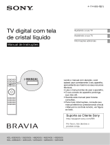Sony KDL-40BX405 Manual do proprietário