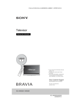 Sony KDL-40W609B Manual do proprietário